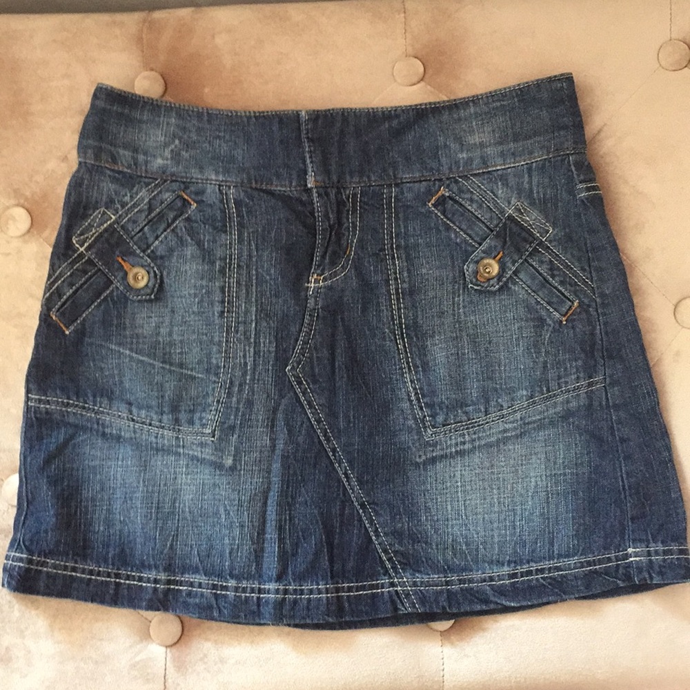 DKNY denim skirt